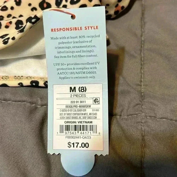 NWT Cat and Jack swim top size 8 - Picture 3 of 4